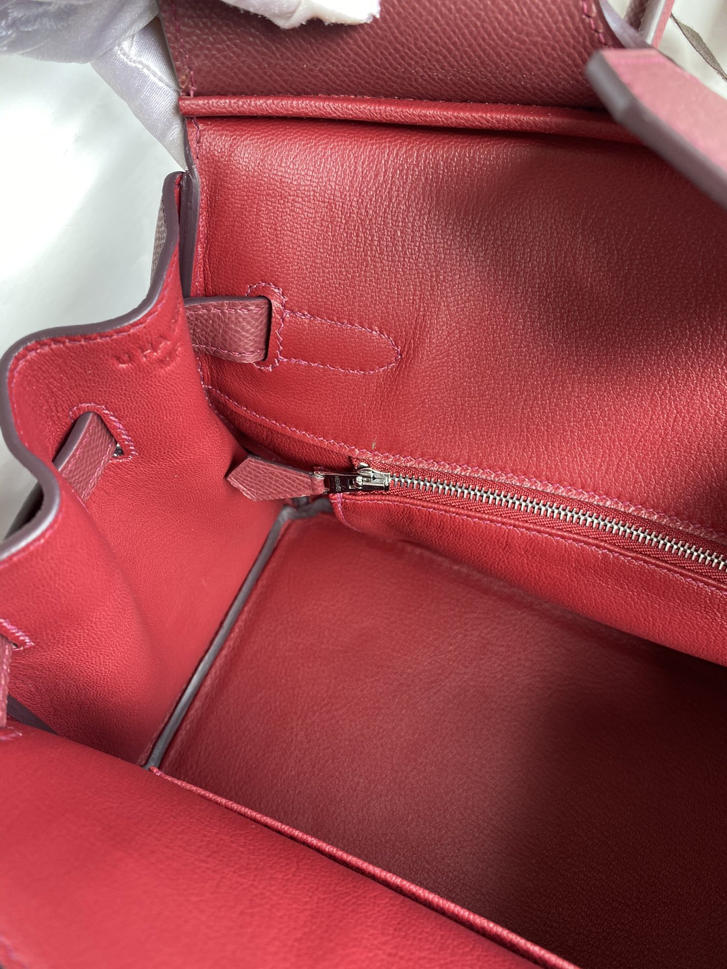 Hermes Birkin 30CM Epsom Leather Handbag Burgundy